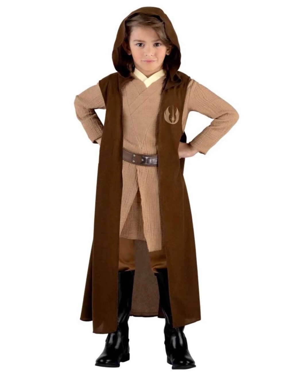 Jazwares NEW Star Wars Obi-Wan Med Kenobi Kids Jedi-Inspired Halloween Costume